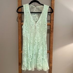 Free People Lace Mini Dress